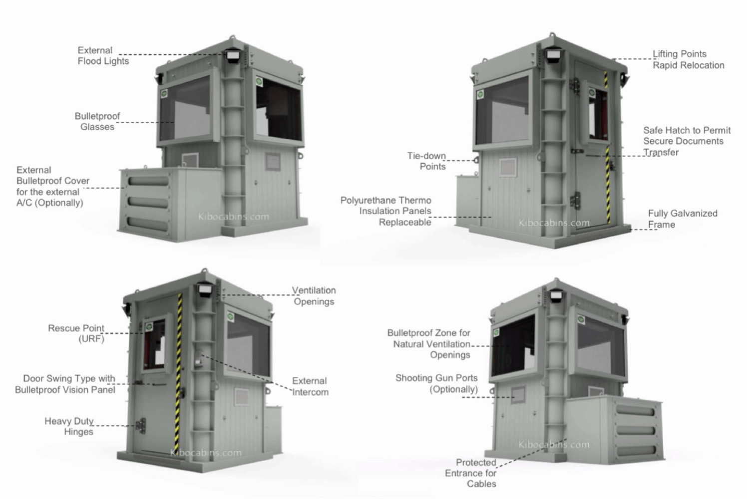 Ballistic  Guard Cabin