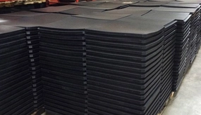 Ballistic Rubber Blocks. Tiles & Panels