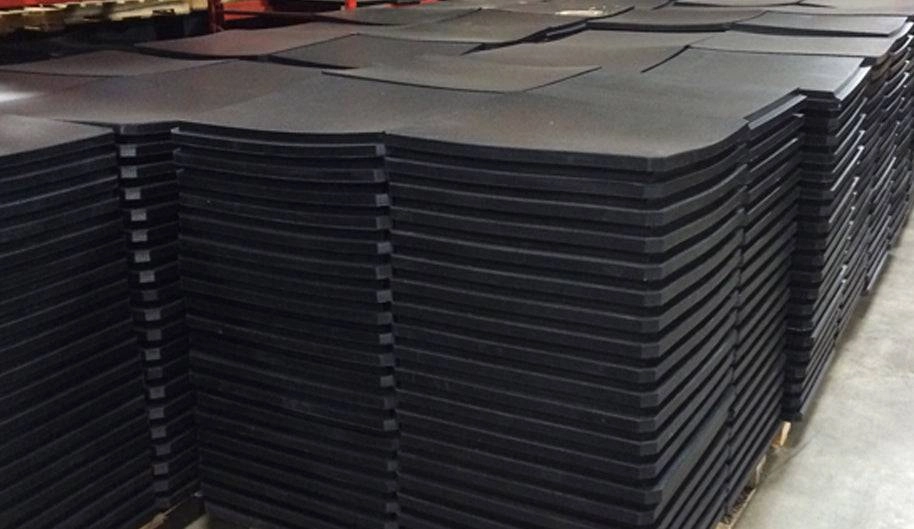 Ballistic Rubber Blocks. Tiles & Panels