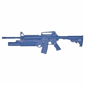 Blueguns FSM4CFTRM203 - M4 COMMANDO Flat Top. Fwd Rail. M203 Grenade Launcher Training Replica (30-60 Day Lead Time)