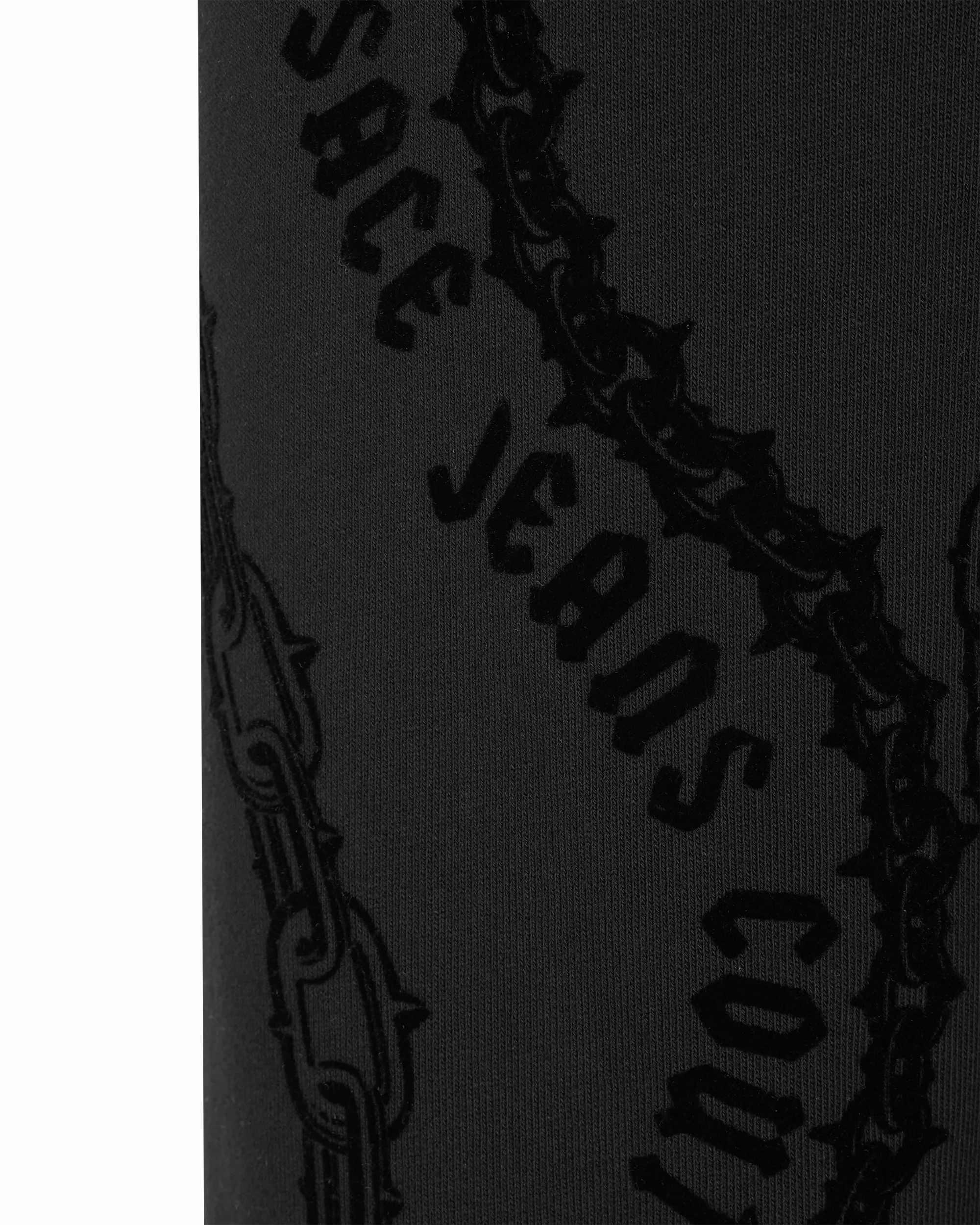 Chain Print Logo Drawstring Sweatpants