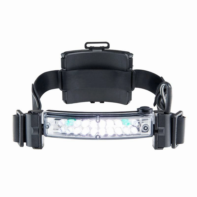 Command  LoPro White & Green LED Firefighter Headlamp/Helmet Light