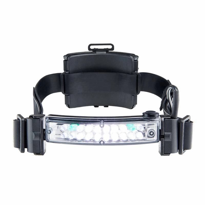 Command  LoPro White & Green LED Firefighter Headlamp/Helmet Light