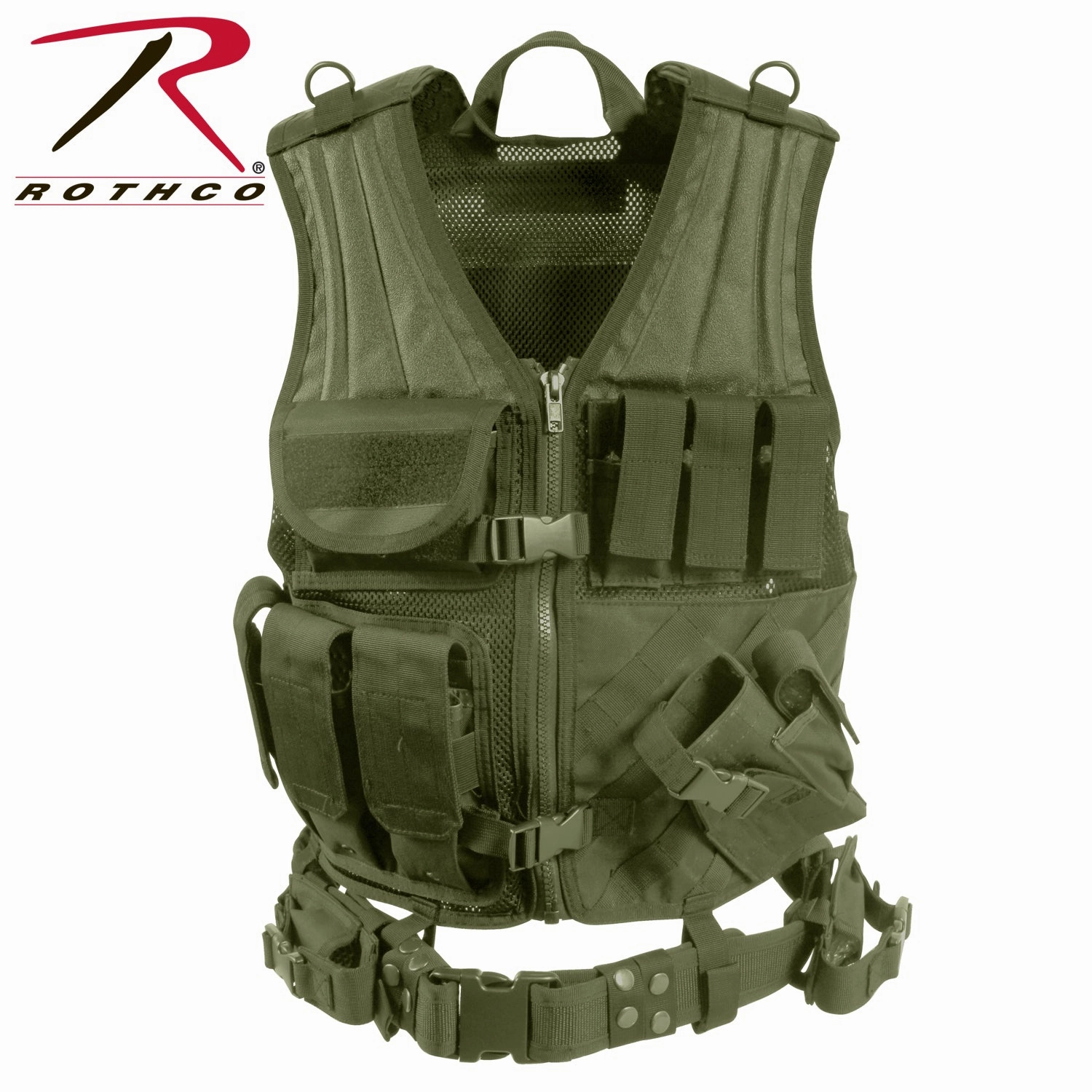 Cross Draw MOLLE Tactical Vest