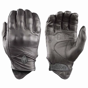 Damascus Gear All-Leather Gloves with Knuckle Armor