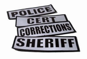 Damascus Gear Black/Silver Reflective name Plate