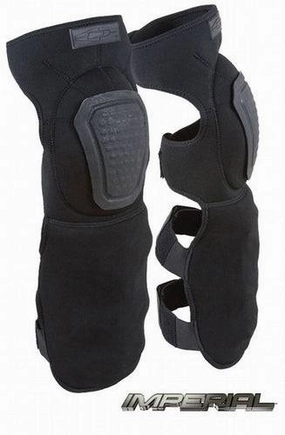 Damascus Gear DNSG-B Neoprene Knee/Shin Guards w/ Non-slip Knee Caps - Black