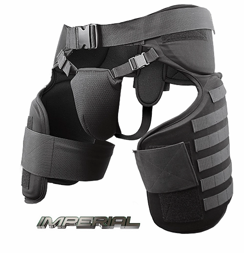 Damascus Gear TG40 Imperial Thigh/Groin Protector w/ MOLLE System - Black