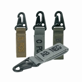 Embroidered Blood Type Tags (O-)