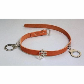 Humane Restraint Transport Belt D-Ring and Cuffs