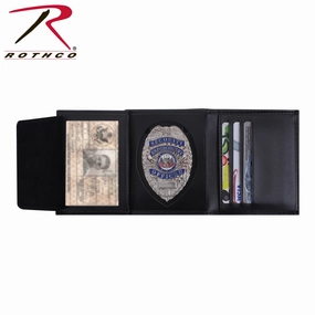 Leather ID & Badge Wallet