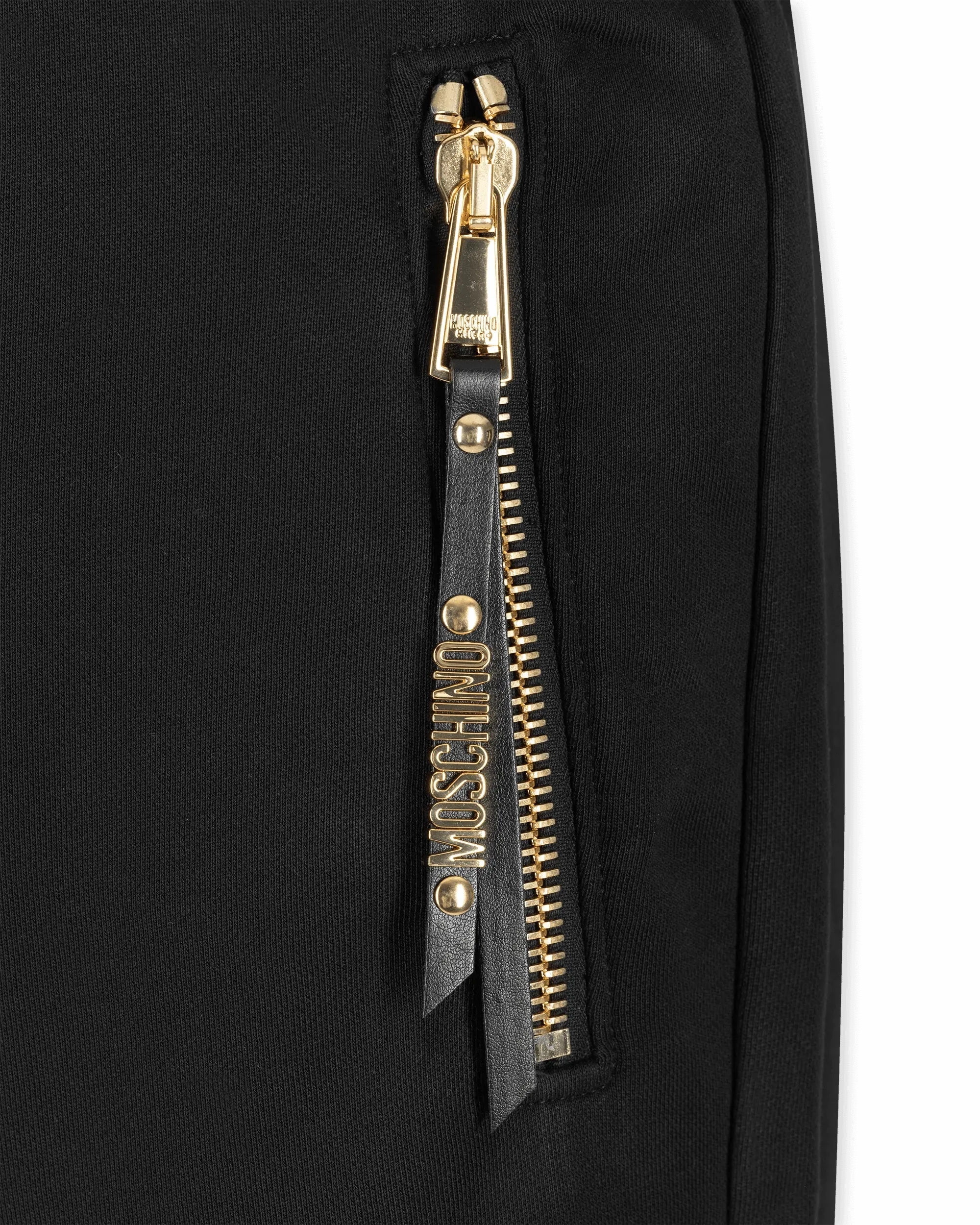 Logo Plaque Zip-Puller Sweatpants