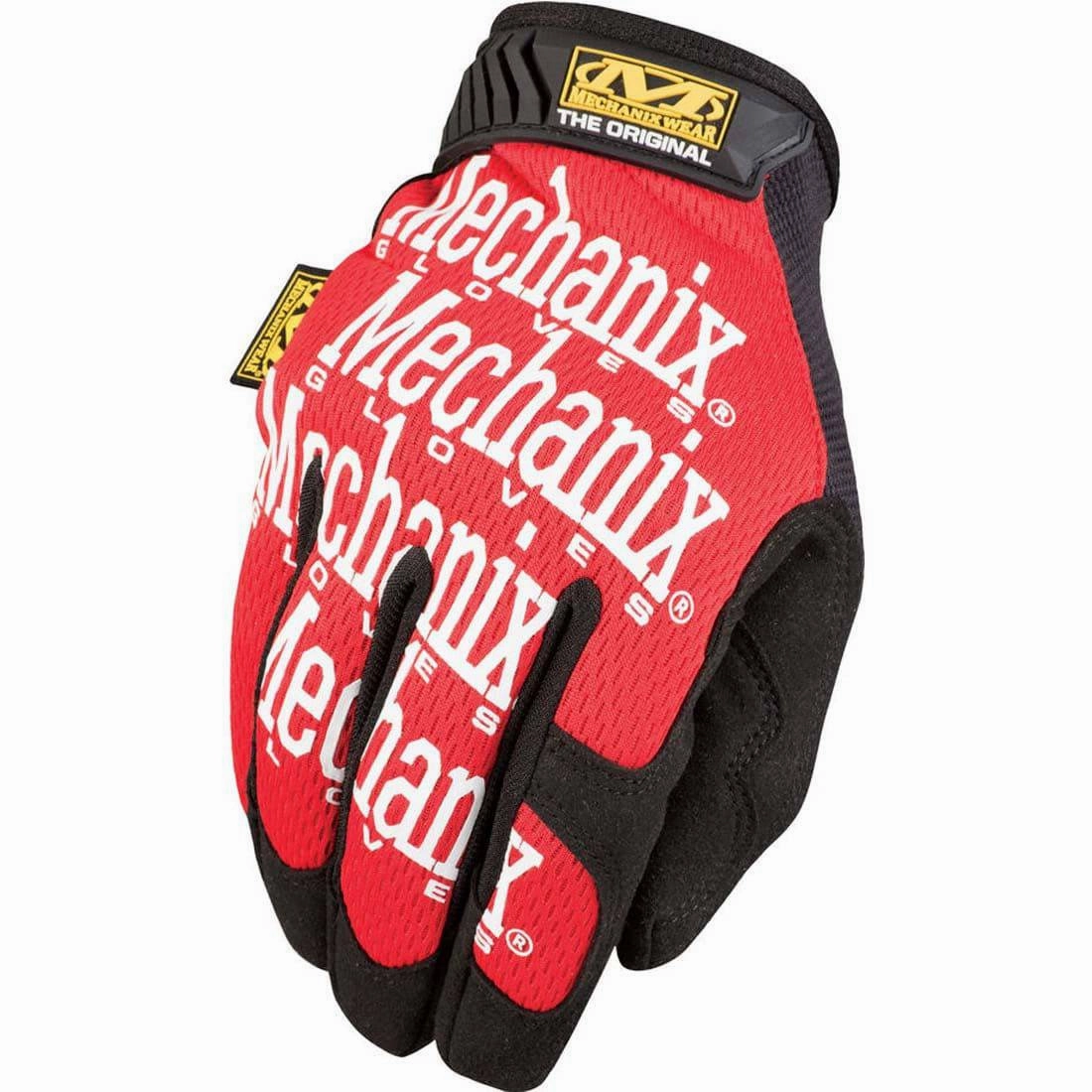 Mechanix Wear MG-02-008 Red The Original Work Gloves - Small