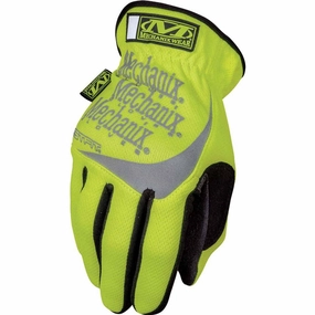 Mechanix Wear SFF-91-008 Hi-Viz Yellow FastFit Safety Gloves - Small