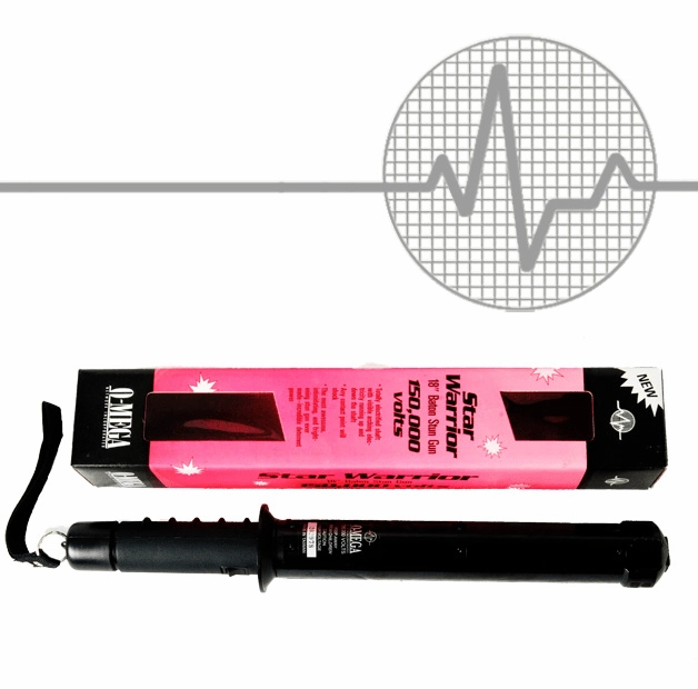 O-Mega SW-150 Star Warrior Stun Gun Baton - 150.000V
