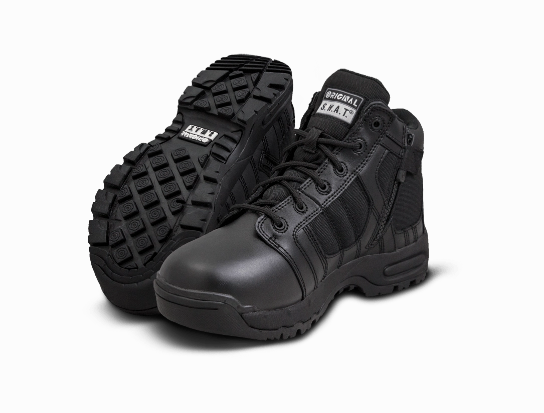 Original SWAT Tactical Police Metro 5 Air Side Zip Safety Boots - 126101