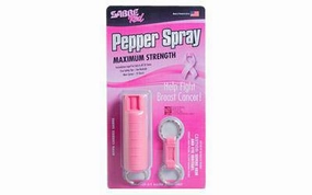 Sabre Spray Key Ring Pink (nbcf) .54