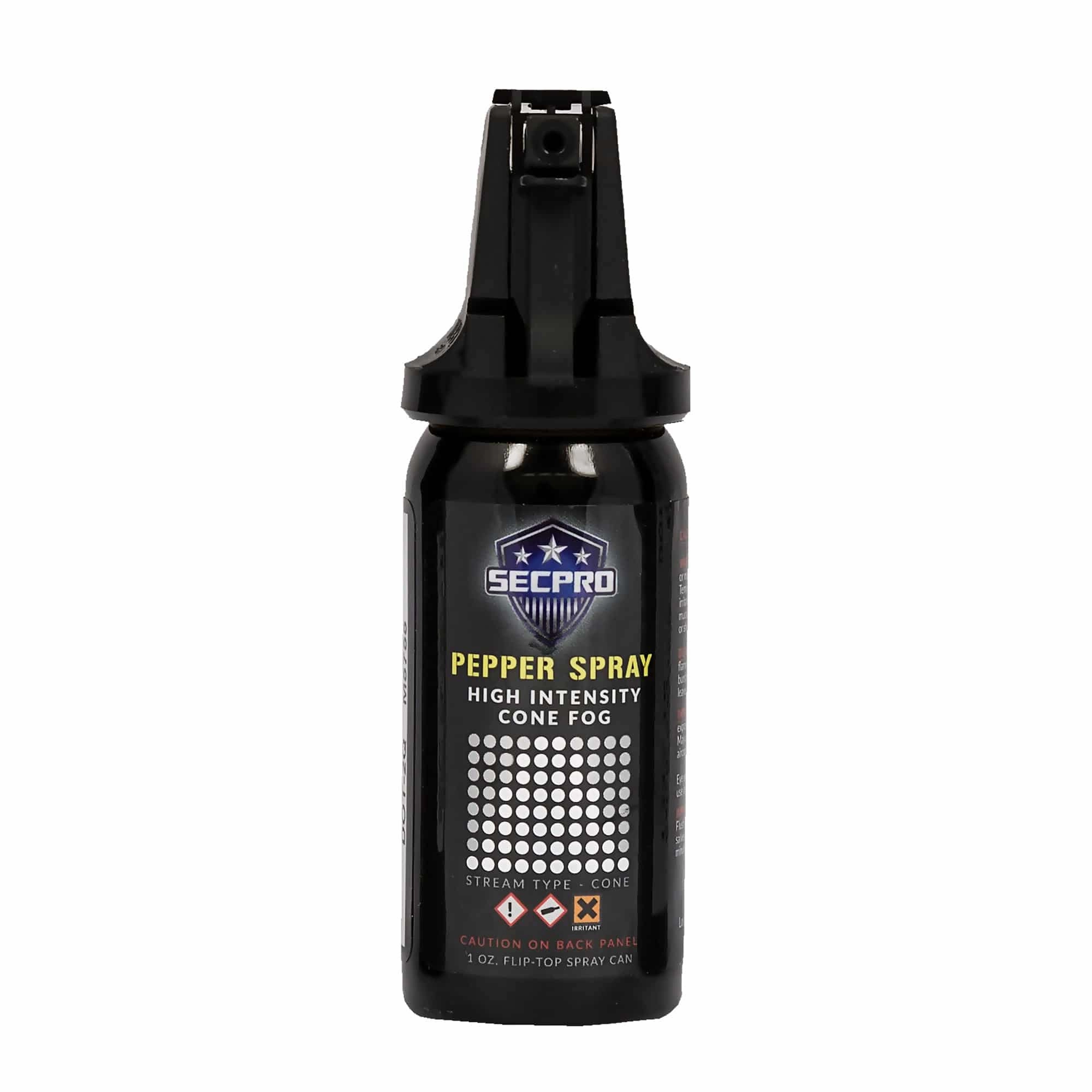 SecPro Compact High Intensity Cone OC Pepper Spray - Level III Cone Fogger - 1 oz.