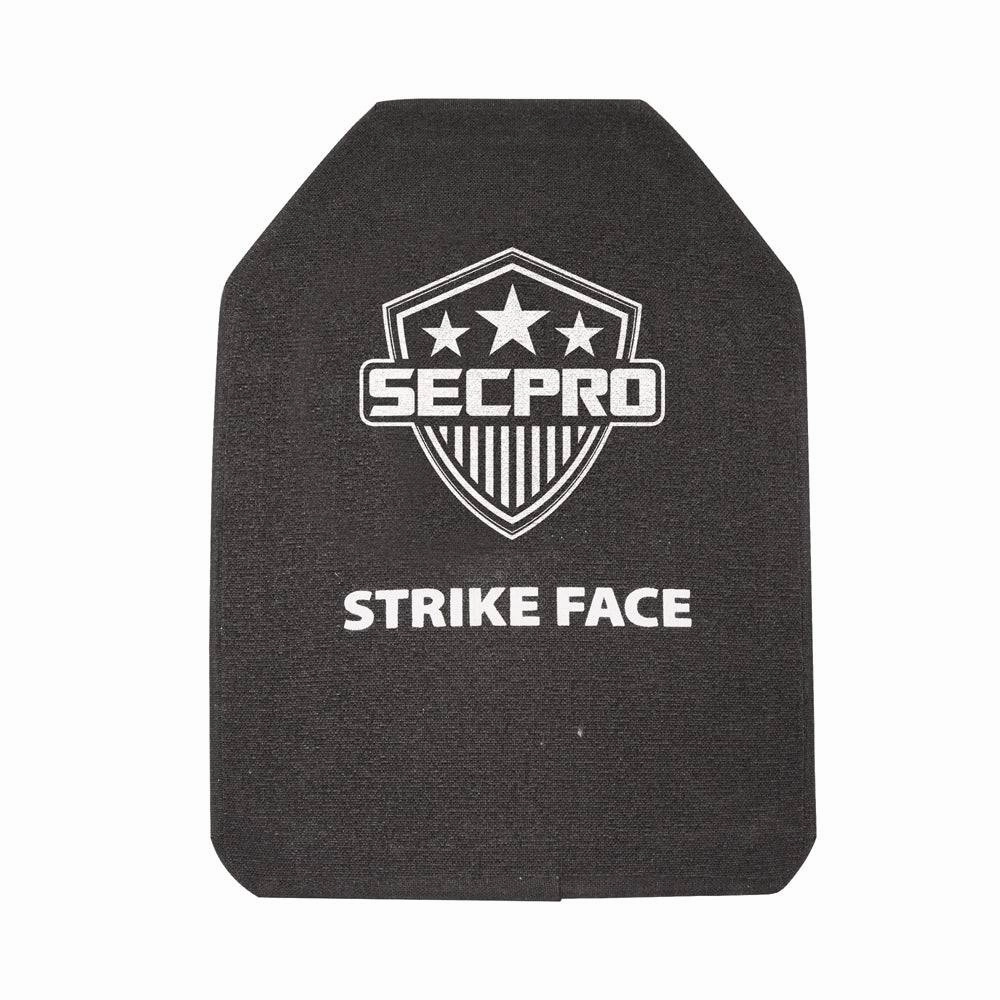SecPro Lightweight Ceramic & Spectra Multi Curve SAPI Cut Stand Alone Special Rifle Threats Plate