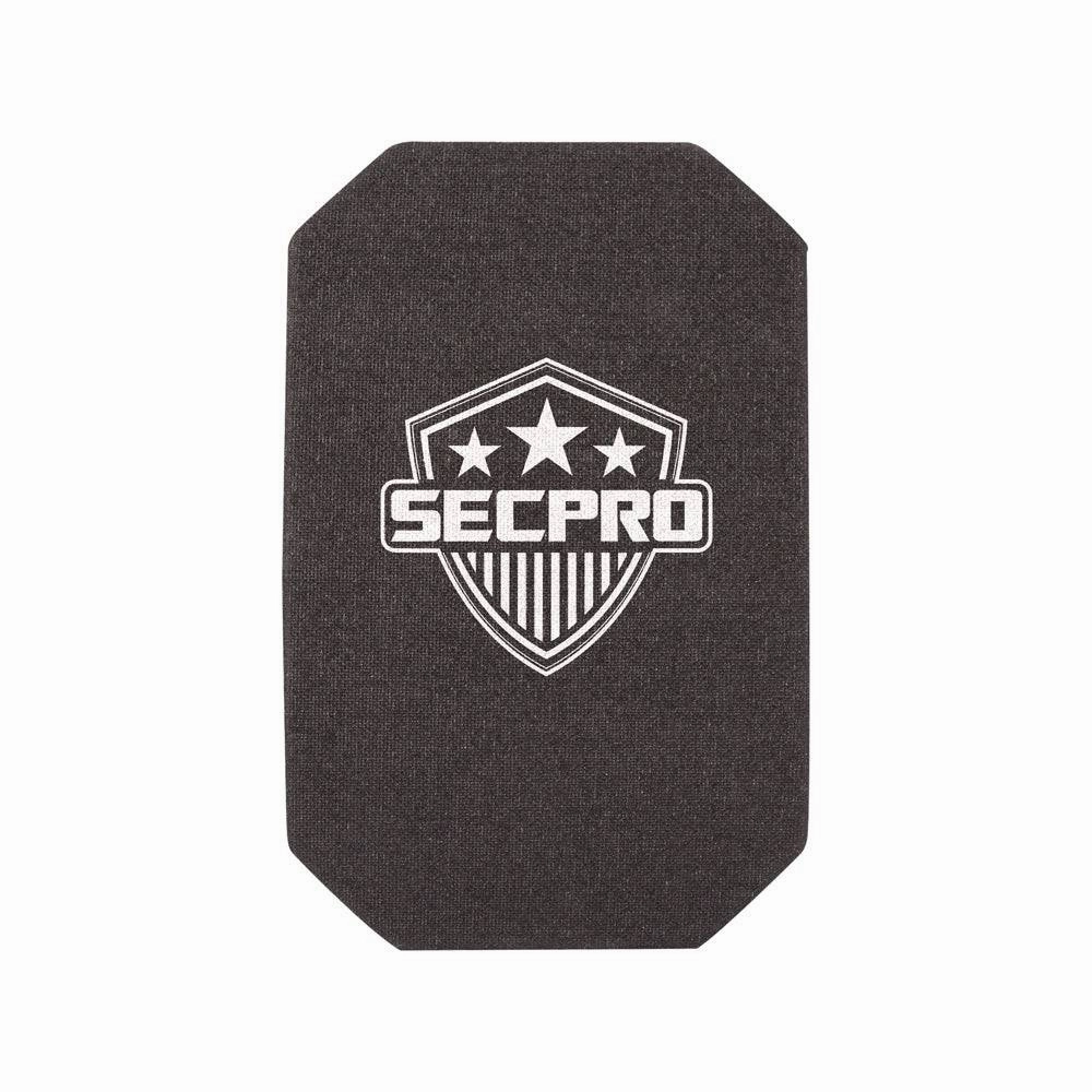 SecPro Lightweight Spectra Multi Curve Shooters Cut Stand Alone Level III Hard Armor Plate