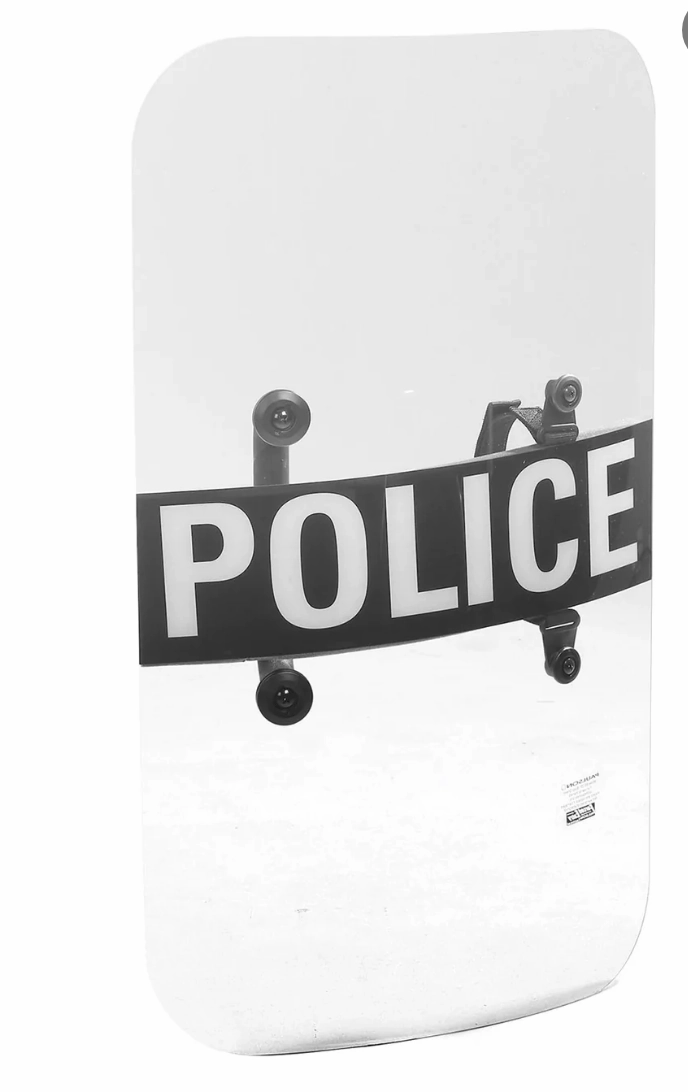 SecPro Police Riot Shield Police Marked Decal