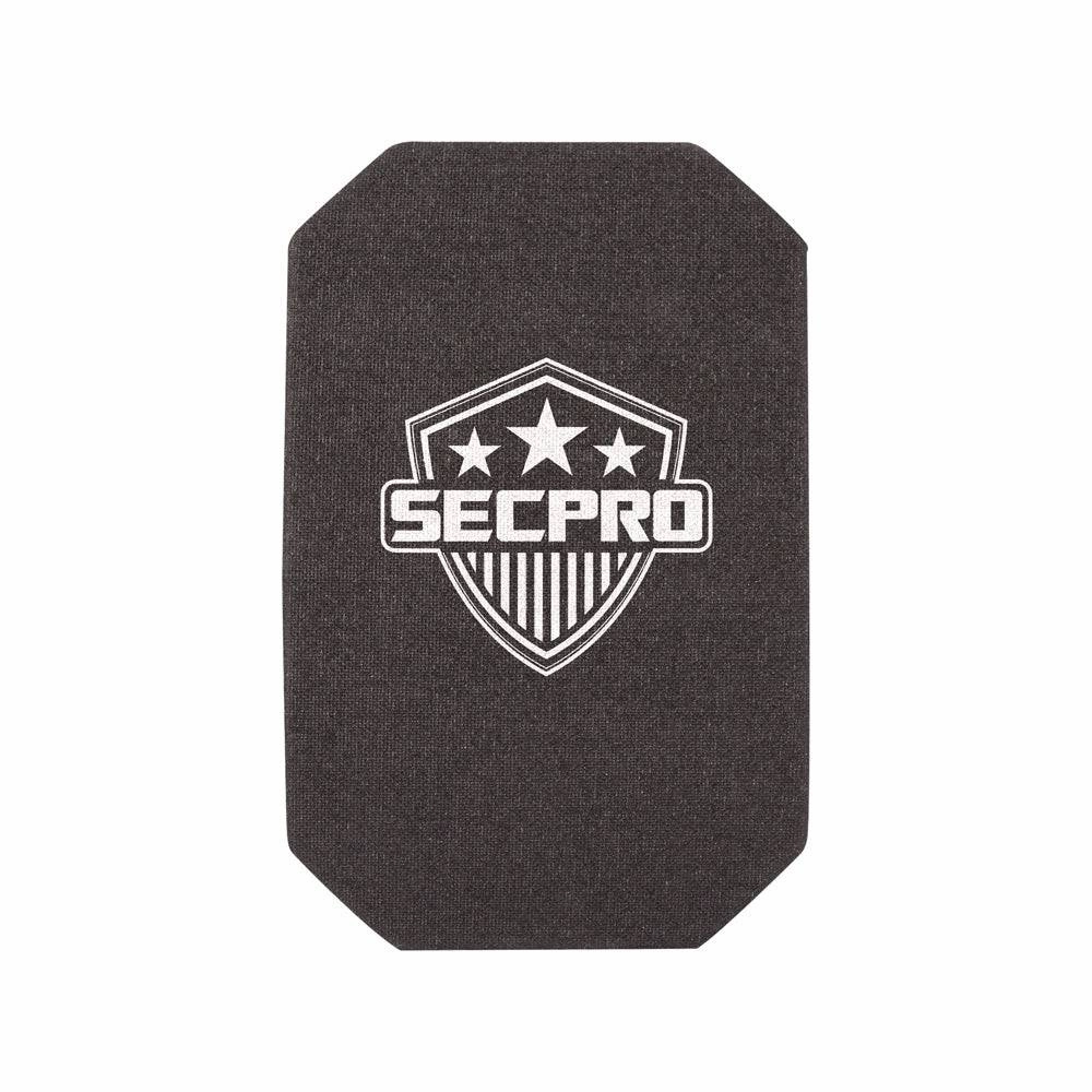 SecPro Polyethylene Single Curve Full Cut Stand Alone Level IIIA  Hard Armor Plate