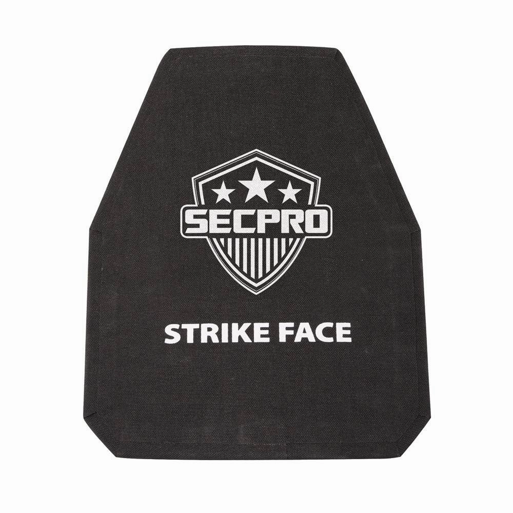 SecPro Polyethylene Single Curve Shooters Cut Stand Alone Level IIIA  Hard Armor Plate