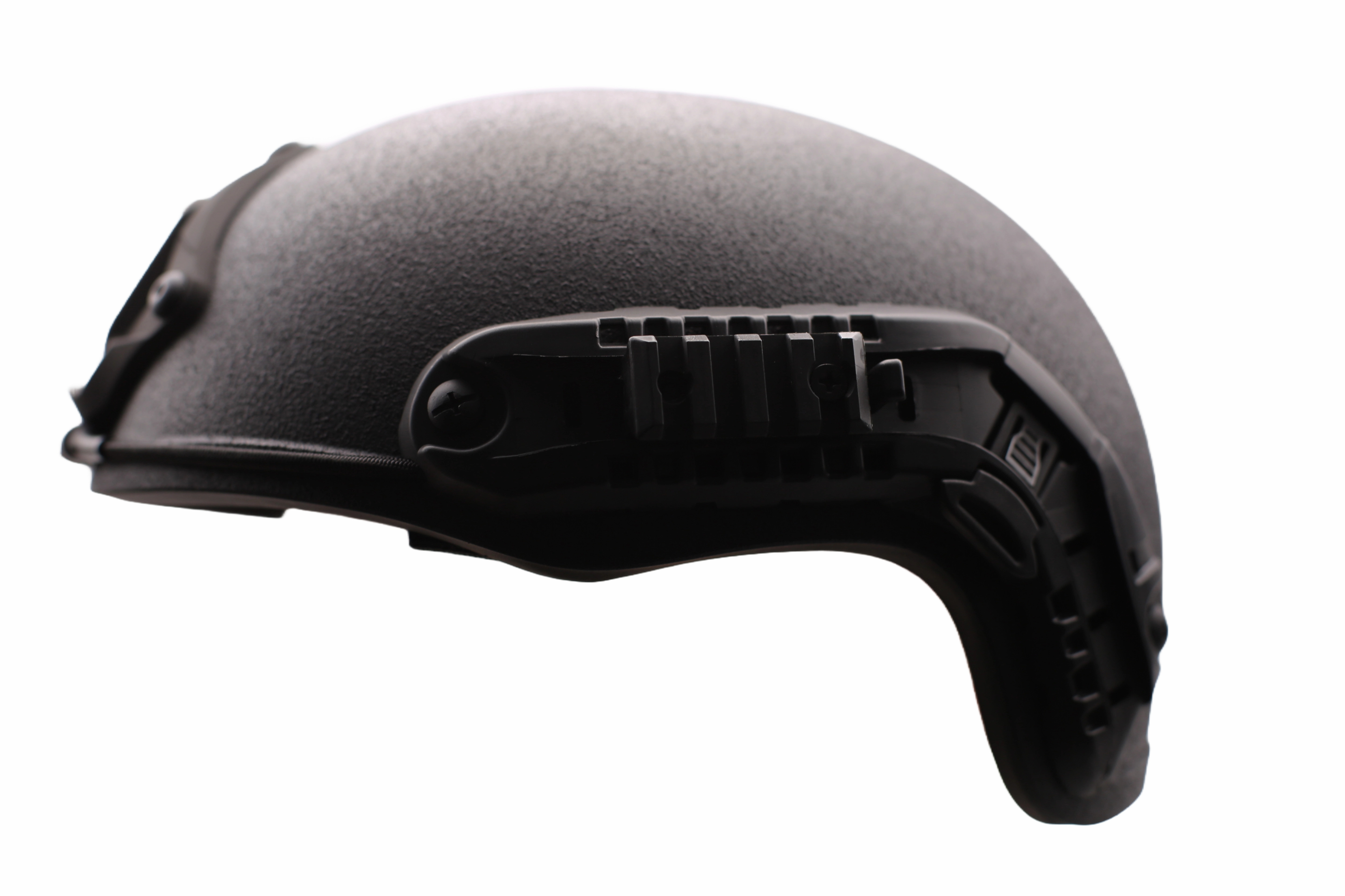 SecPro Special OPS Ballisitic Helmet HighcutLevel IIIA -Incudes Rails and NVG Bracket-MFY 2024-Medium(Black)