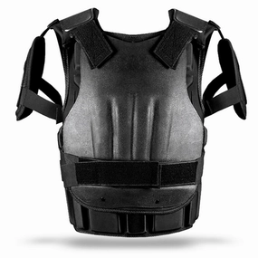 SecPro V Upper Body Torso Protector (Black) (Shipping ETA Early/ Mid February)