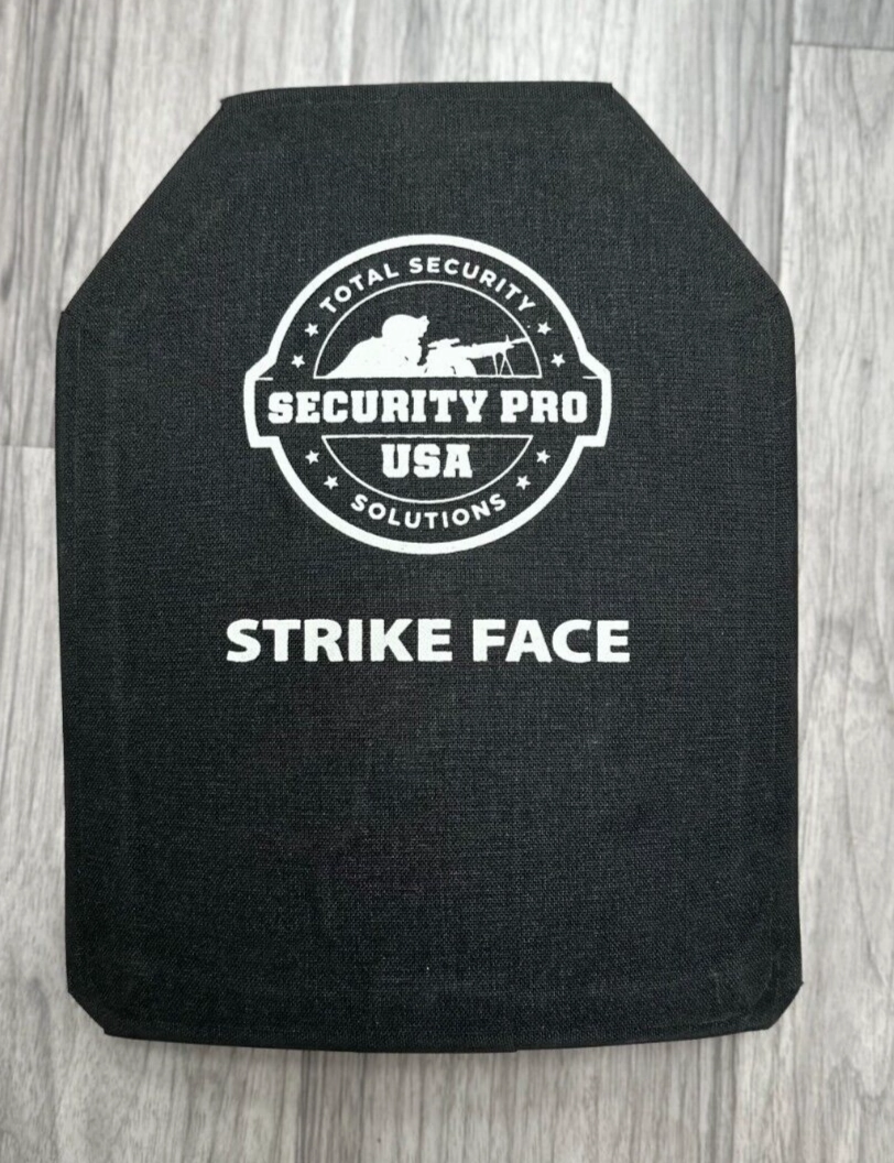 Security Pro USA Level III Lightweight Bulletproof Multi Curve Plate - 10x12 (Black)
