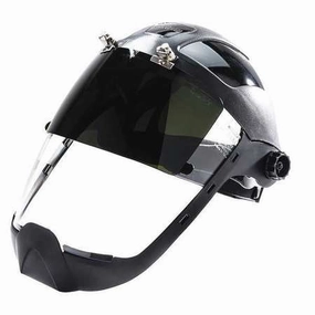 Sellstrom DP4 Flip-Up Anti-Fog Face Shield  W/ Chin Guard