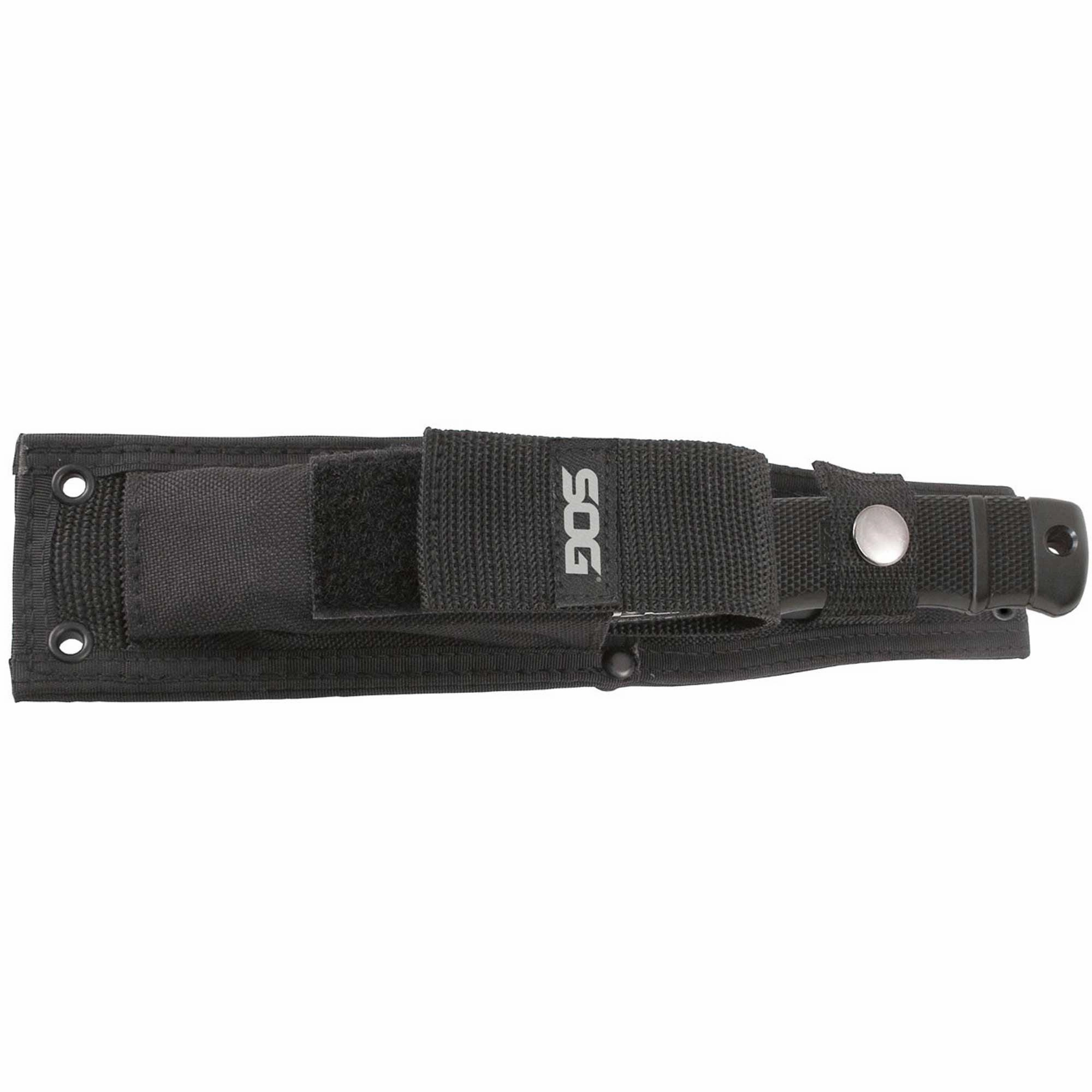SOG Folding Knife - Seal Pup Elite Straight Edge TiNi Coated SS Blade | E37SN-CP
