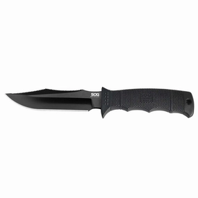 SOG Folding Knife - Seal Pup Elite Straight Edge TiNi Coated SS Blade | E37SN-CP