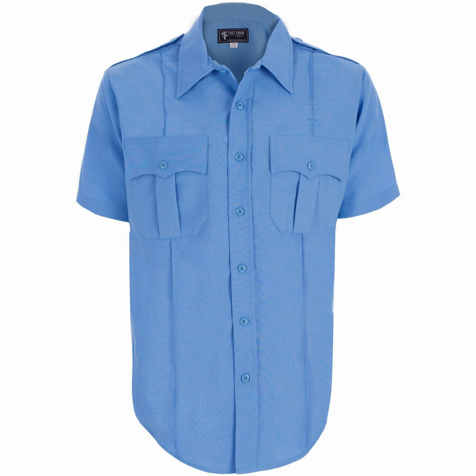Tact Squad Men's Polyester Short Sleeve Uniform Shirt - 8012