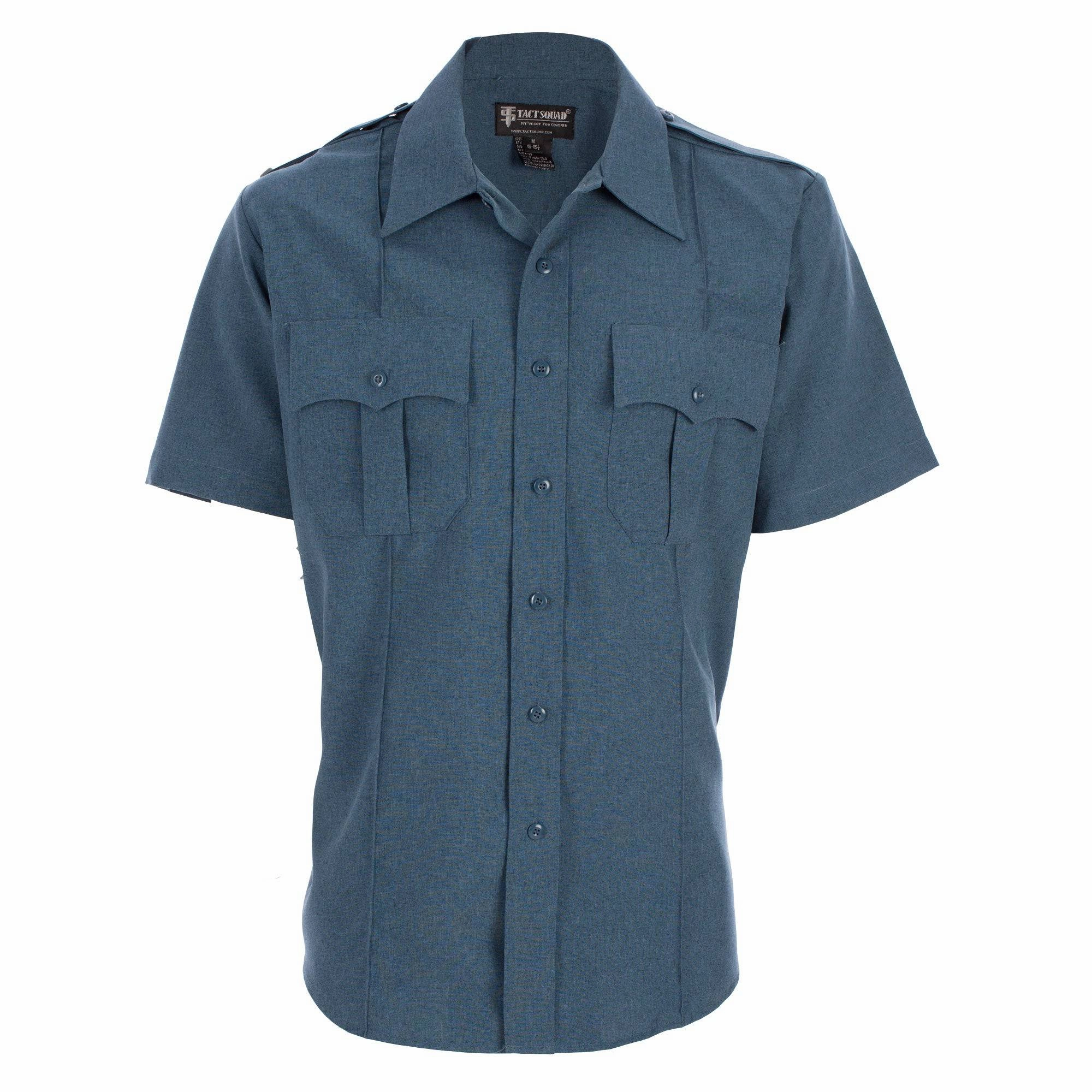 Tact Squad Men's Polyester Short Sleeve Uniform Shirt - 8012