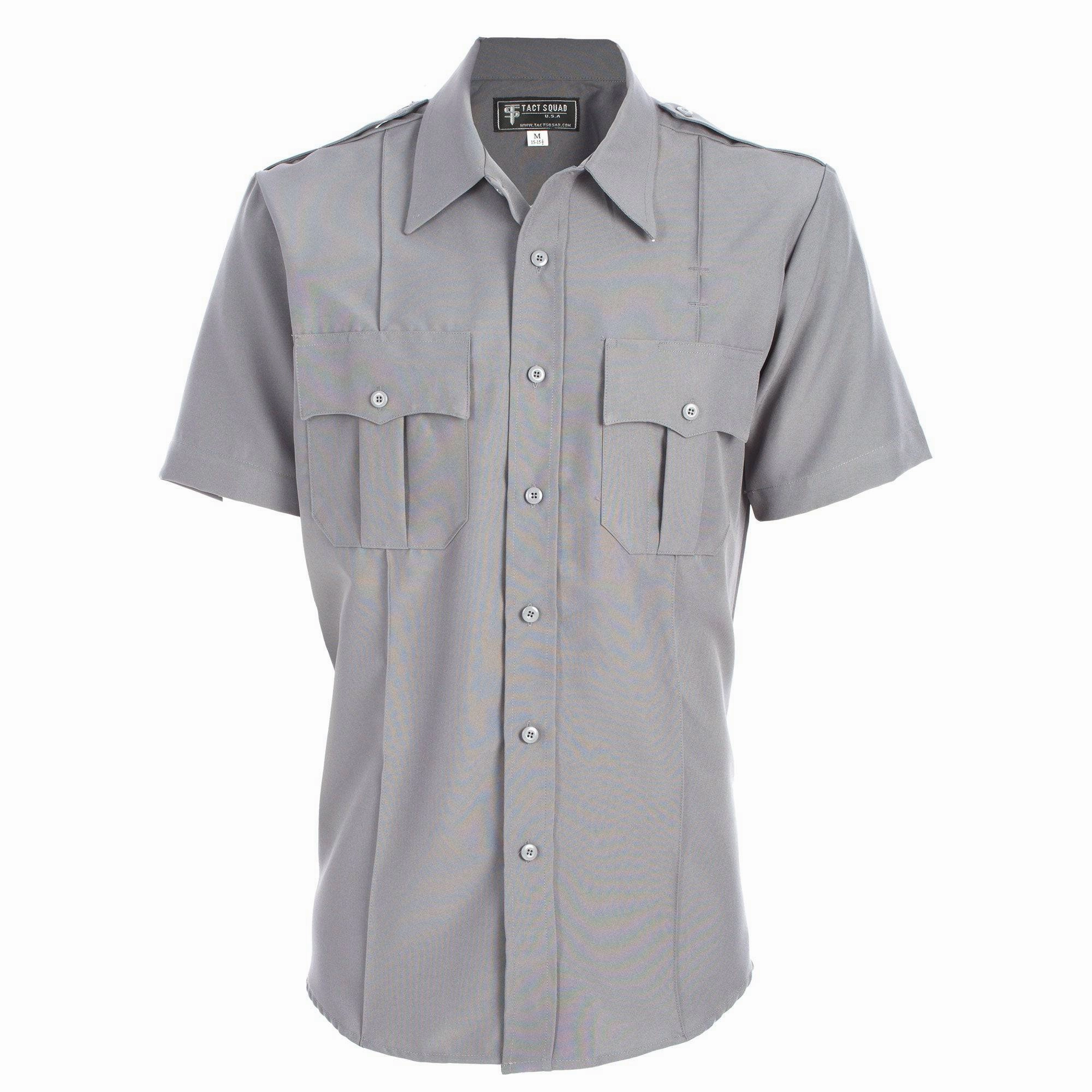 Tact Squad Men's Polyester Short Sleeve Uniform Shirt - 8012