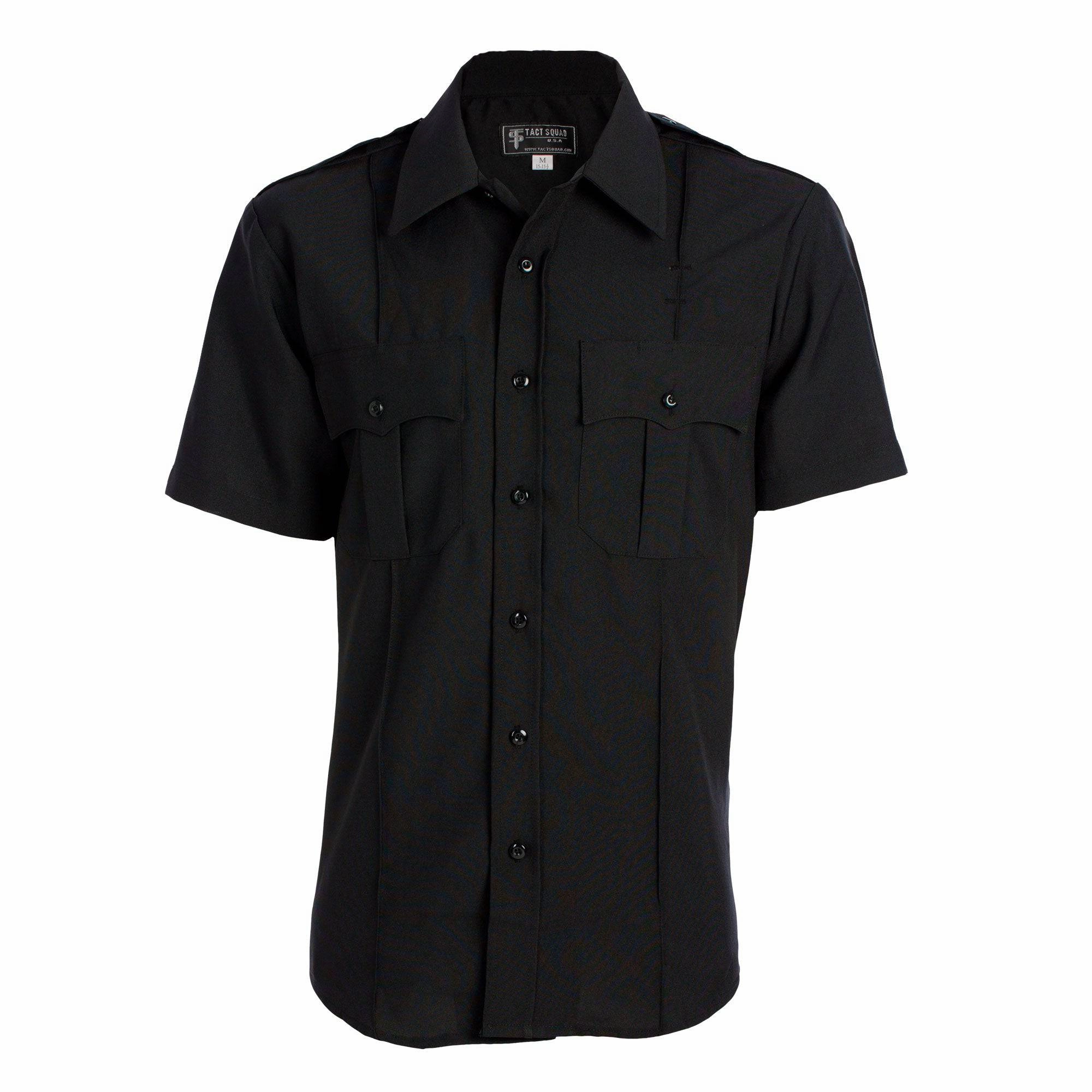 Tact Squad Men's Polyester Short Sleeve Uniform Shirt - 8012