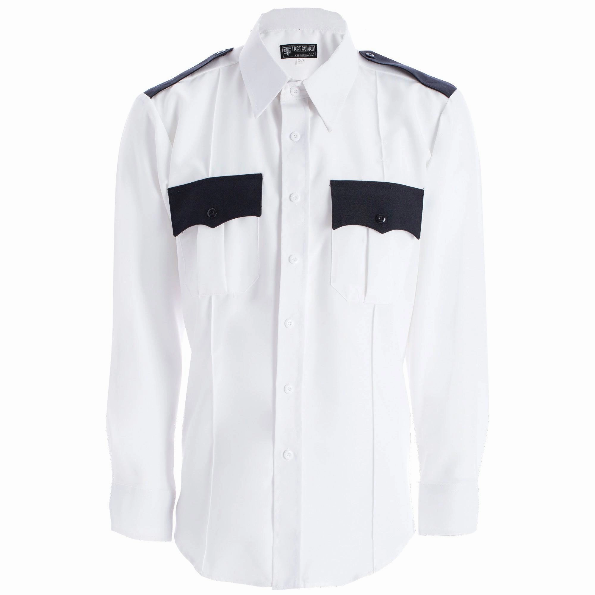 Tact Squad Men's Two-Tone Polyester Long Sleeve Shirt with Hidden Zipper - 8002