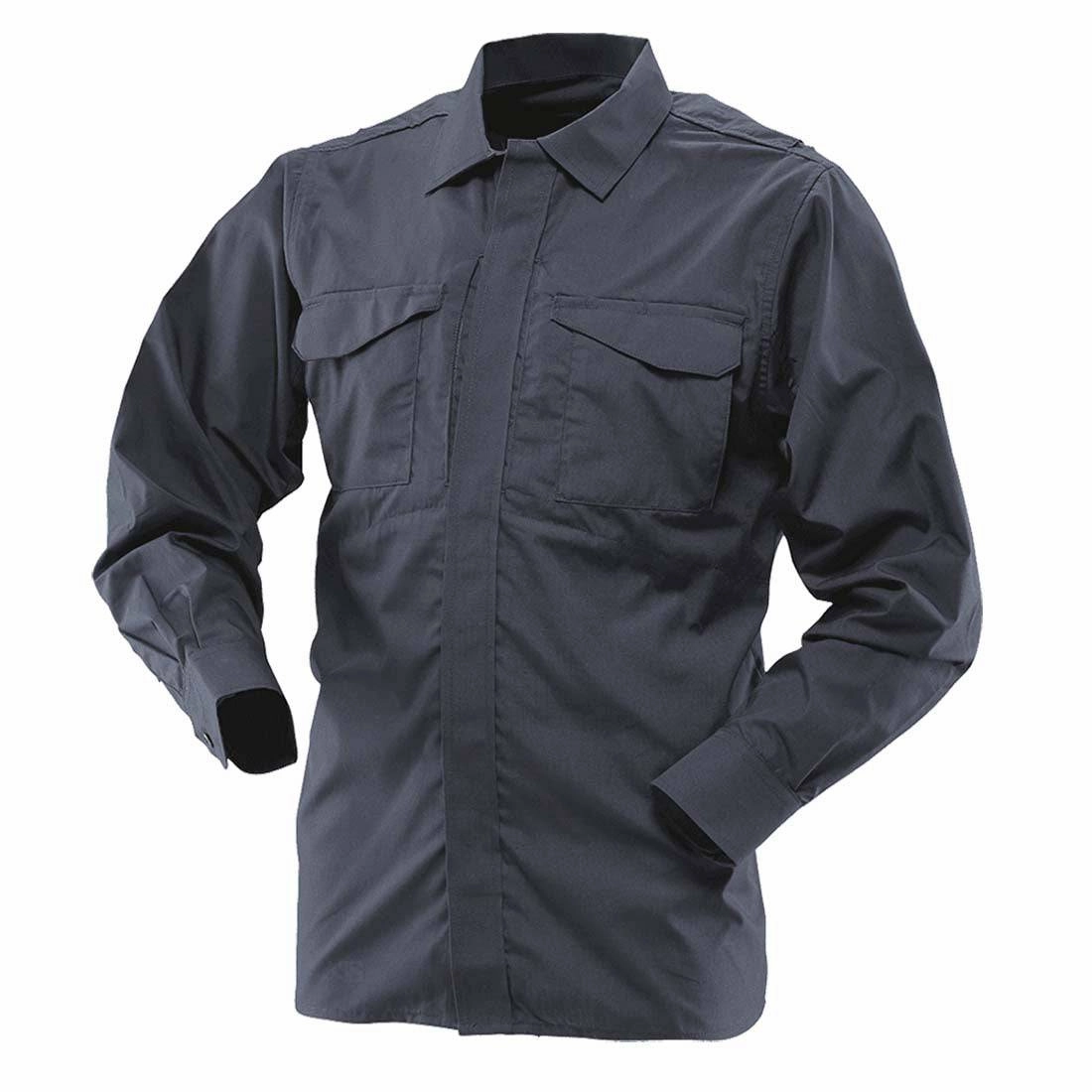 Tru-Spec 1058 Navy Men's Ultralight Long Sleeve Uniform Shirt