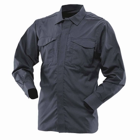 Tru-Spec 1058 Navy Men's Ultralight Long Sleeve Uniform Shirt