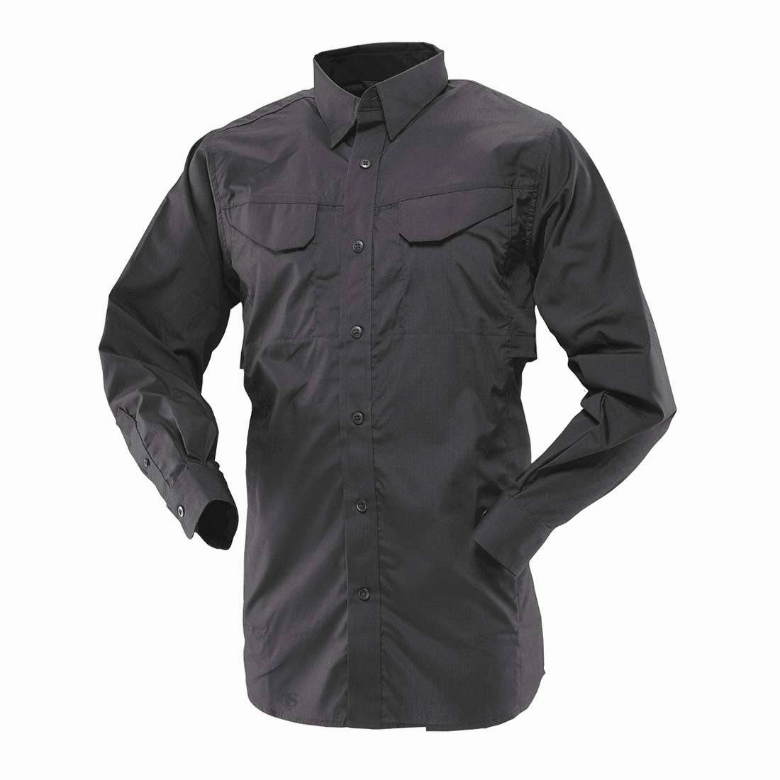 Tru-Spec 1101 Black Men's Ultralight Long Sleeve Field Shirt